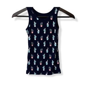 Justice cactus tank top